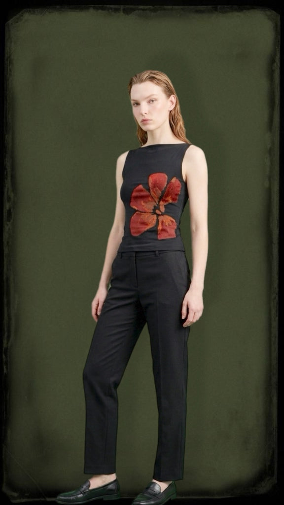 Flower Print Top