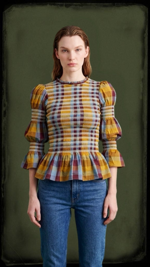 Plaid Women’s Top