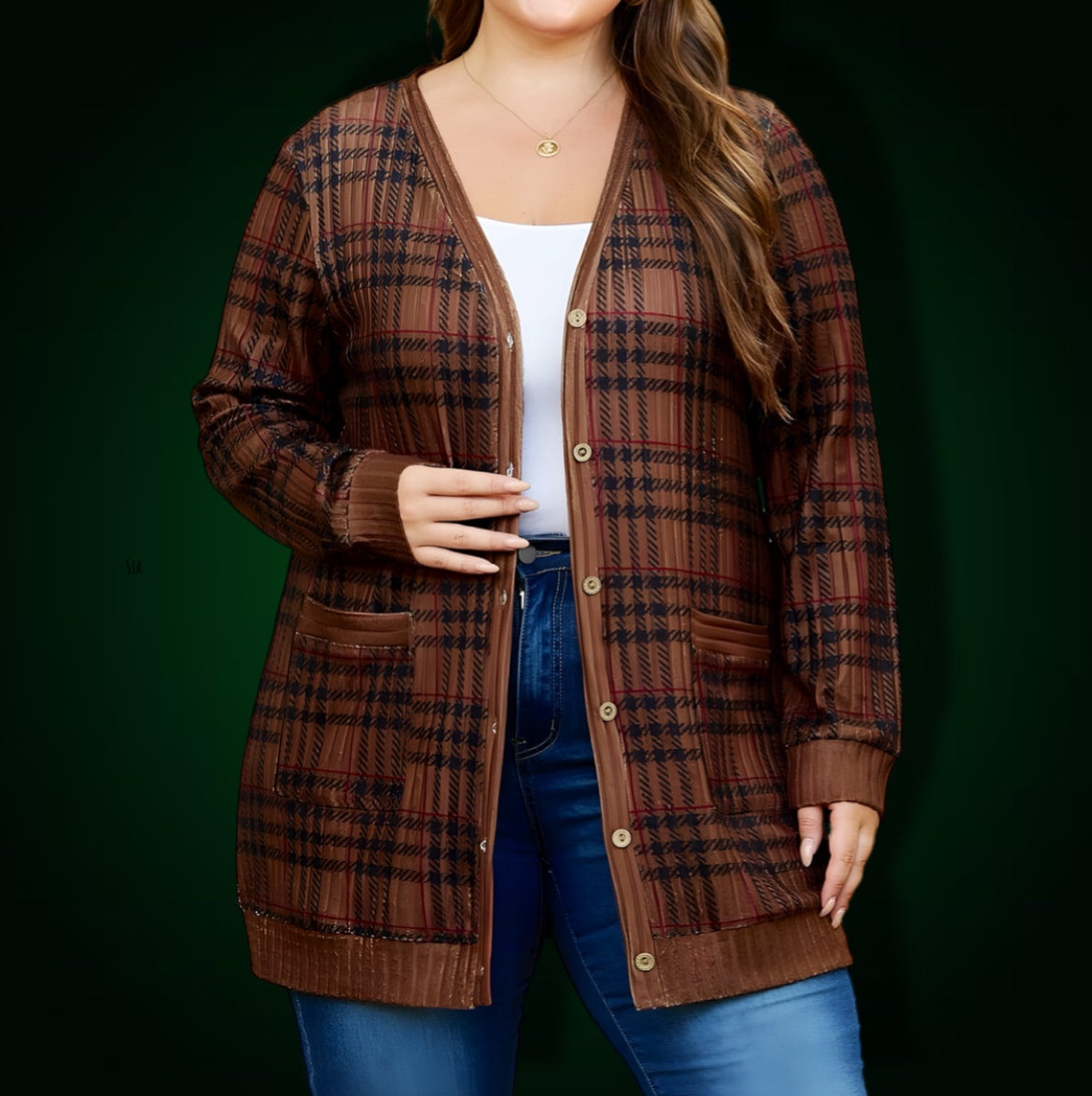 Women’s Button Down Cardigan Sweater Jacket