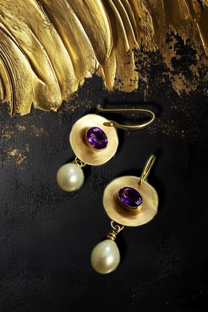 Pearl Dangle Drop Earrings