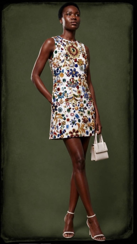 Women’s Hand Beaded Dress