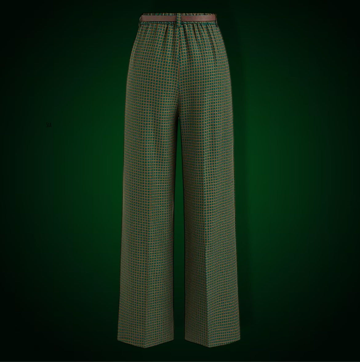 Belted Straight Leg Pants