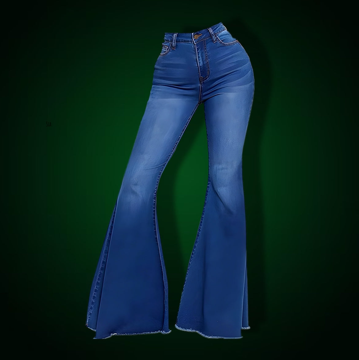 Bell Bottoms Vintage Jeans For Women With Plus Sizes