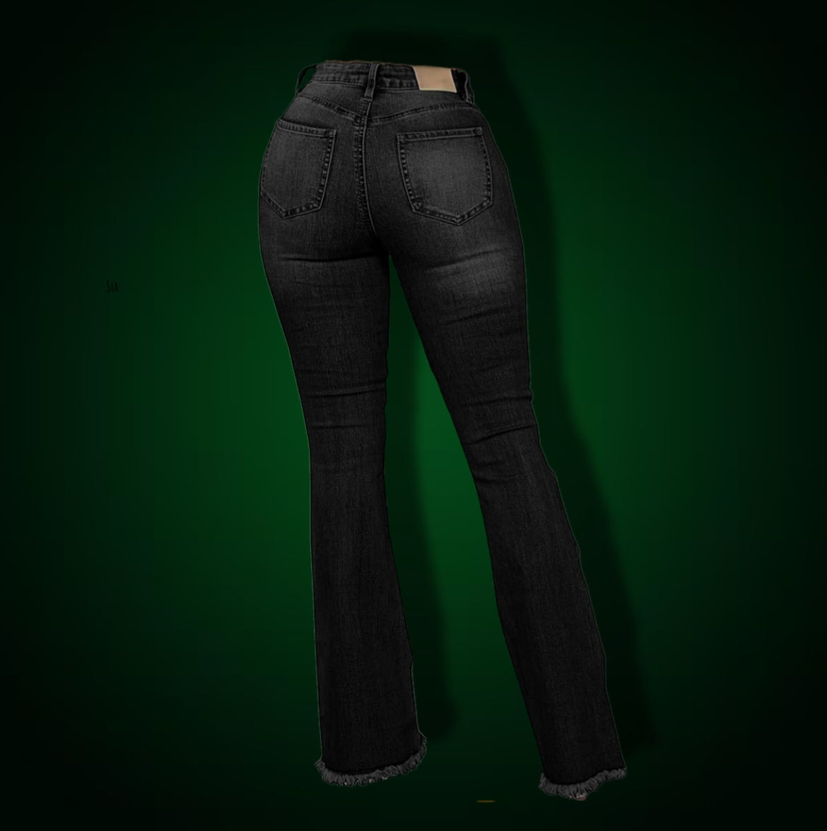 Black Denim Jeans Available In Plus Sizes
