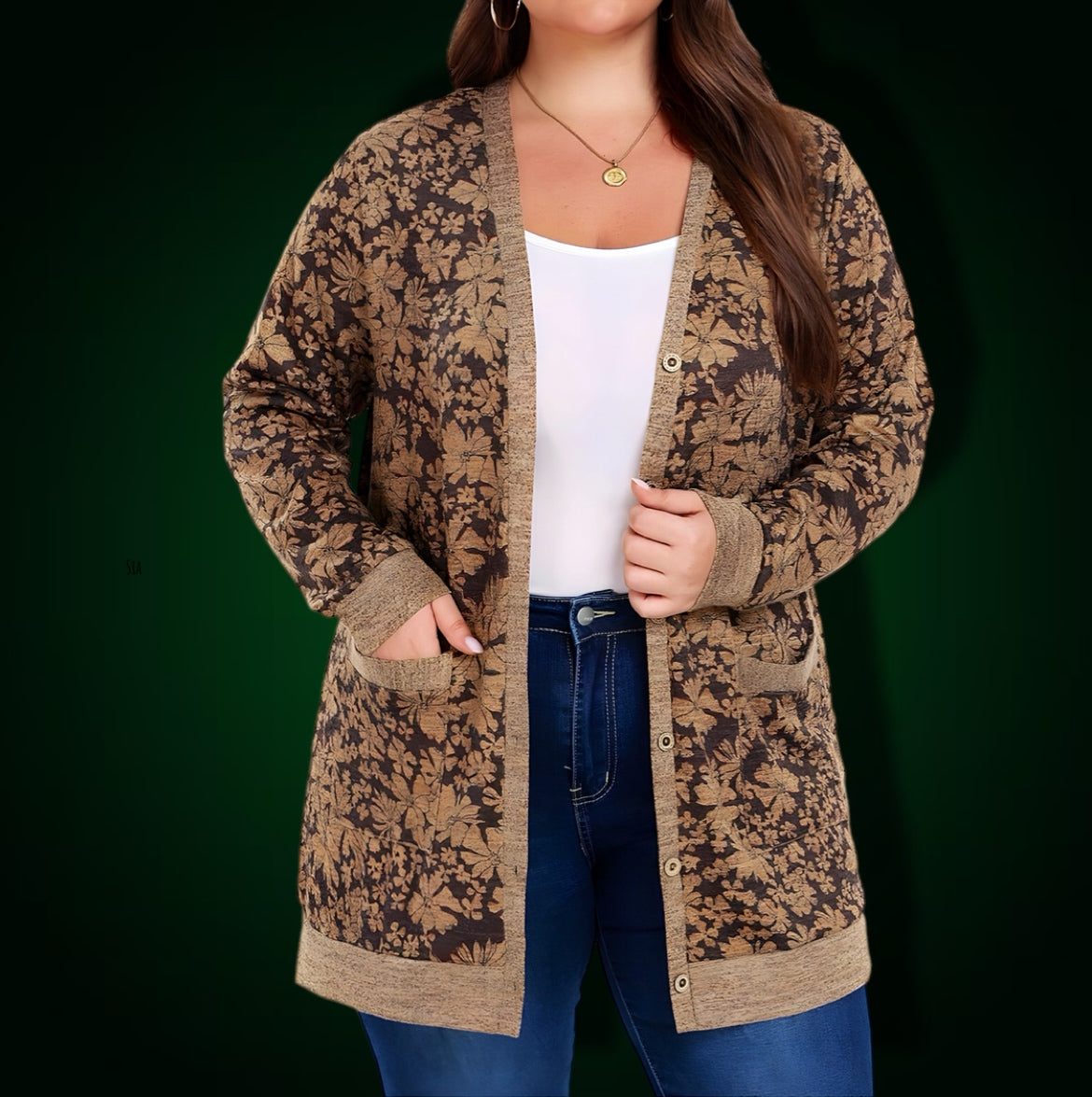 Women’s Button Down Cardigan Sweater Jacket