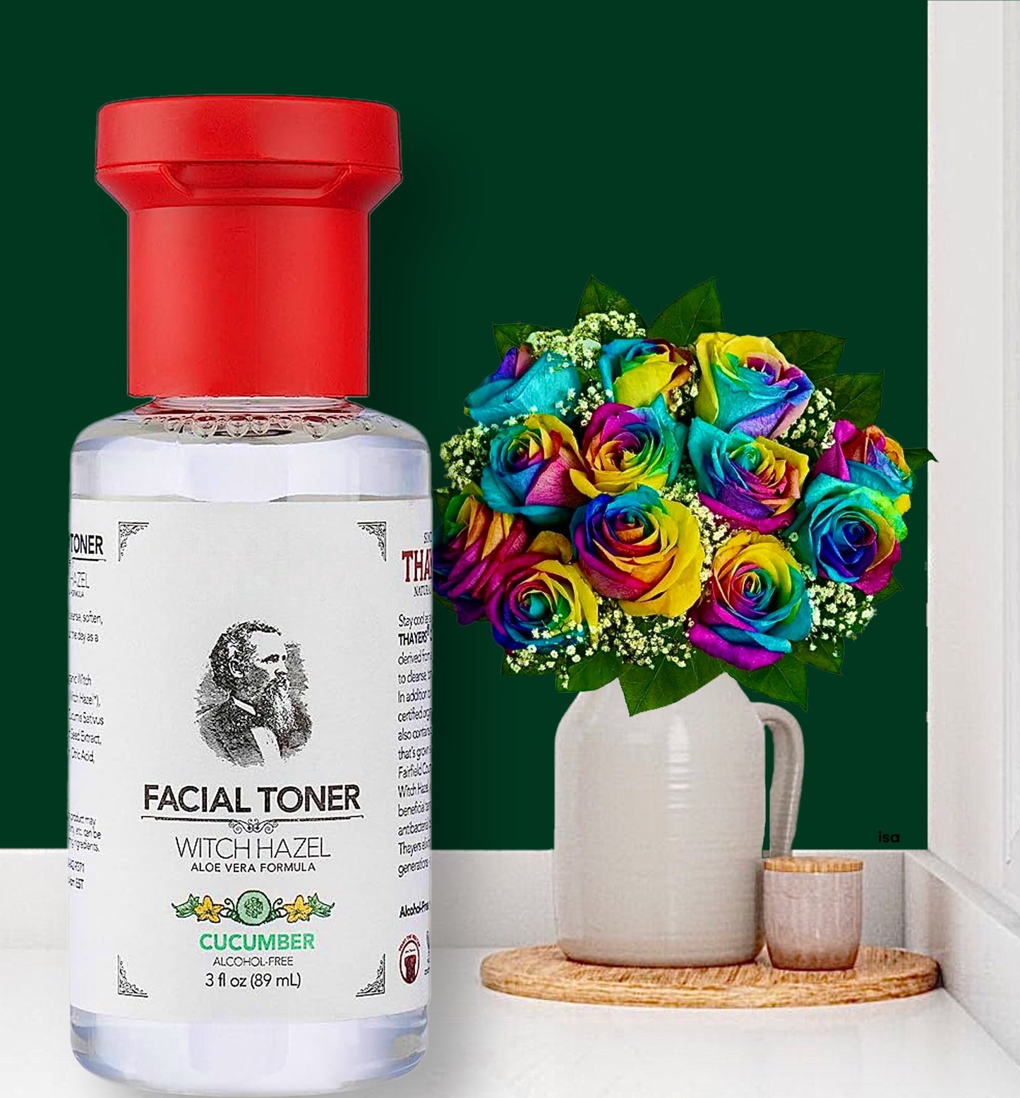 Facial Toner with Aloe Vera, Cucumber