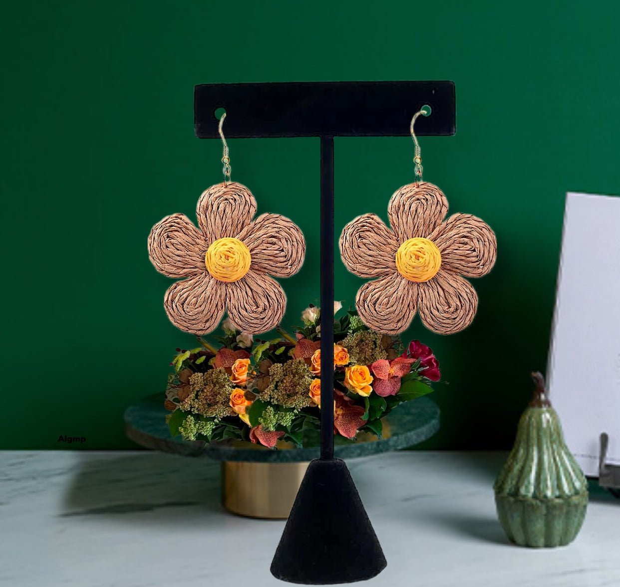Flower Statement Earrings