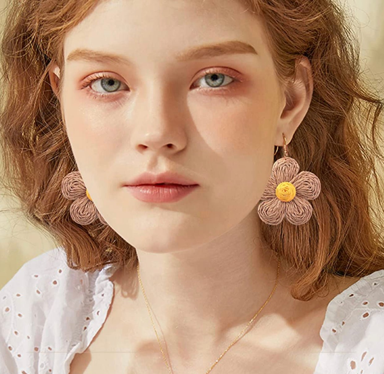 Flower Statement Earrings