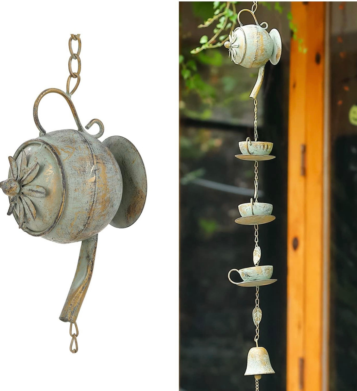 Outdoor Home Decorations Rain Chime