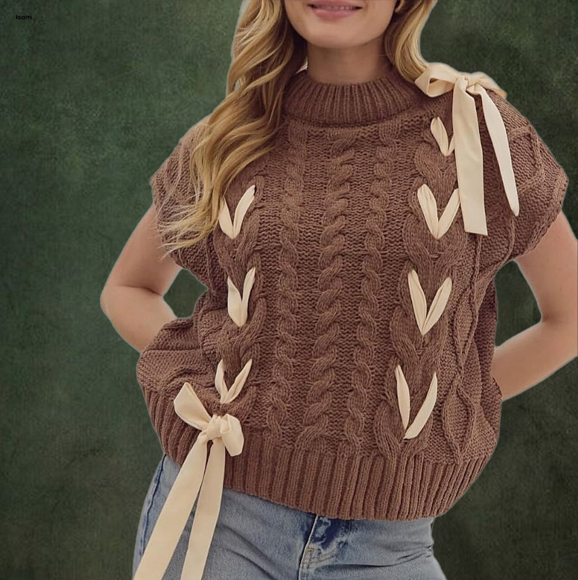 Women’s Handcrafted Sleeveless Sweater