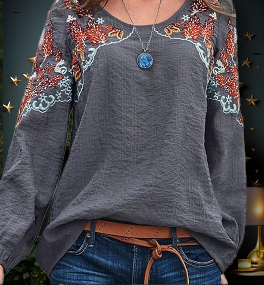 Women Long Sleeve Blouse Multi Colors And Sizes Plus Sizes
