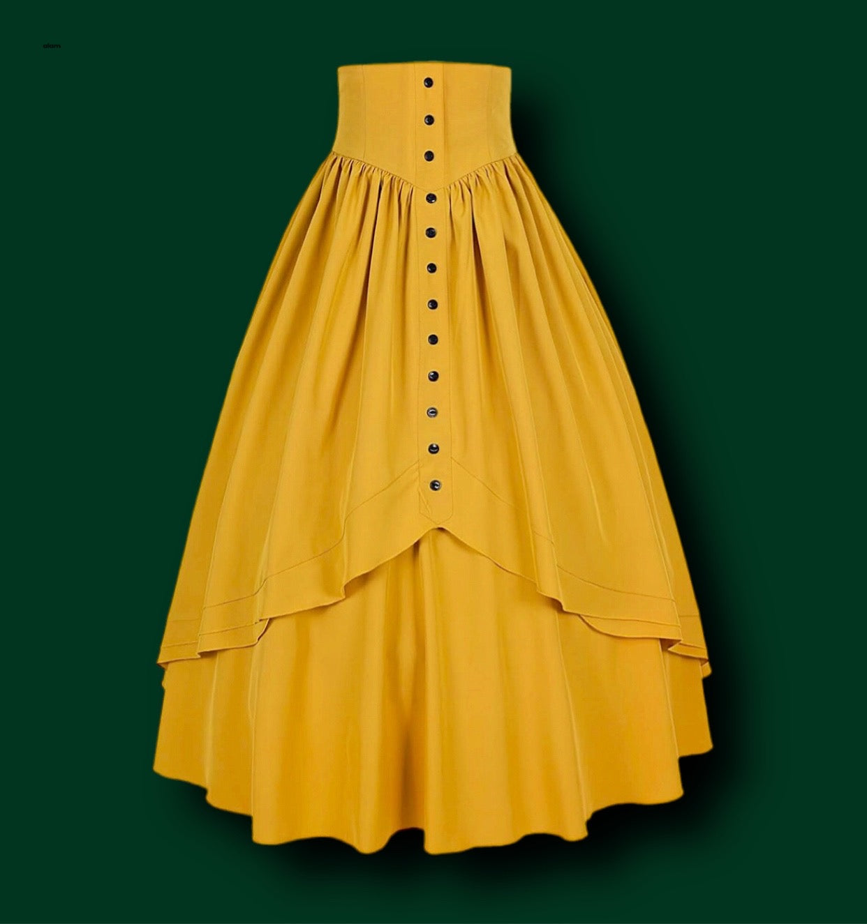 Vintage High Waist Skirt Many Colors
