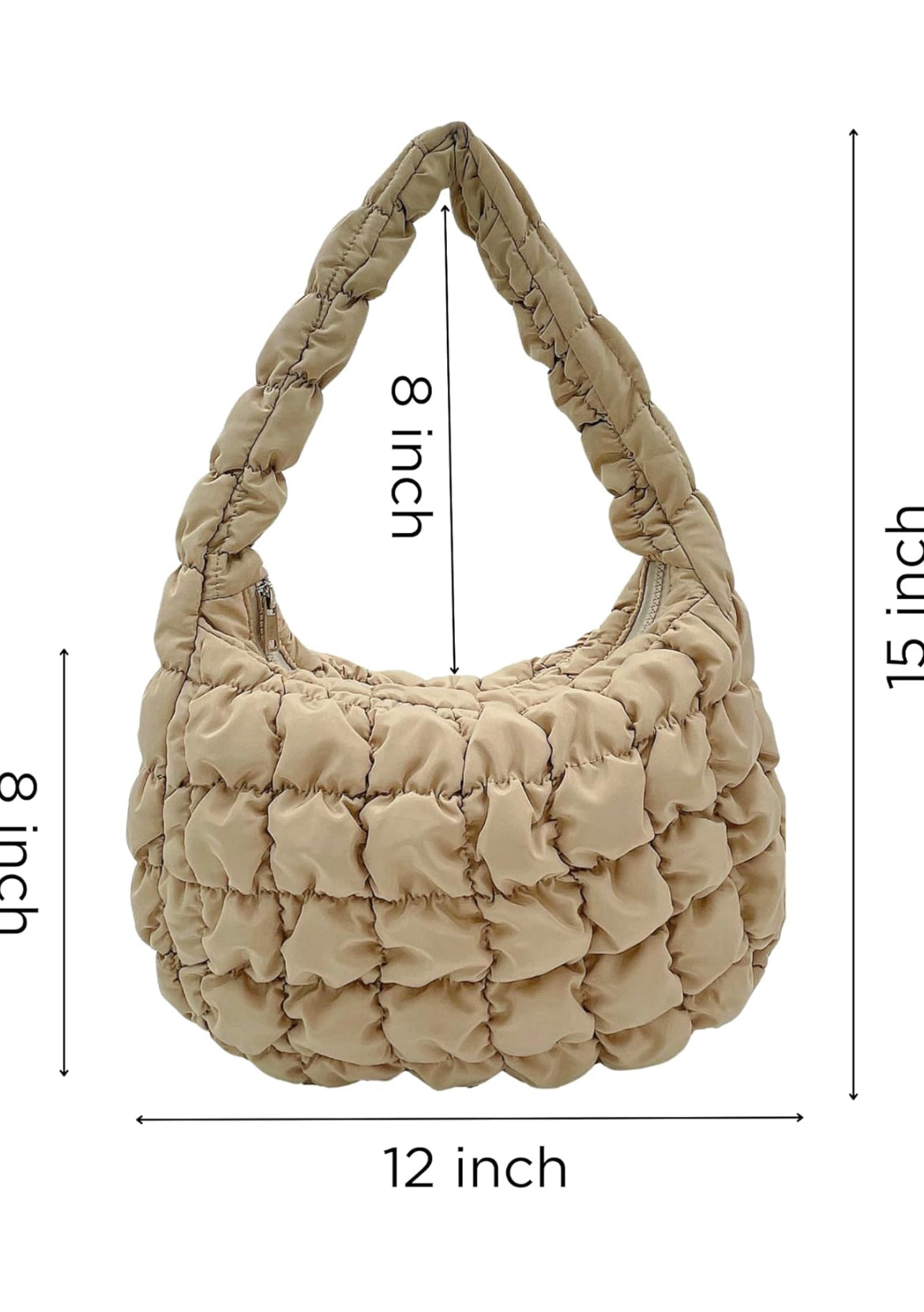 Handmade Puff Shoulder Bag