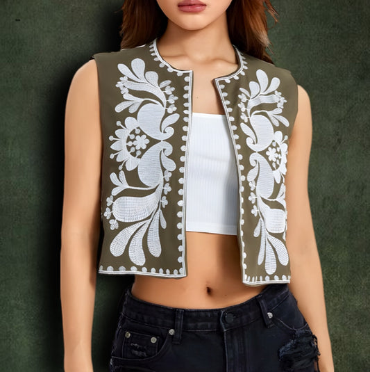 Handmade Embroidered Vest