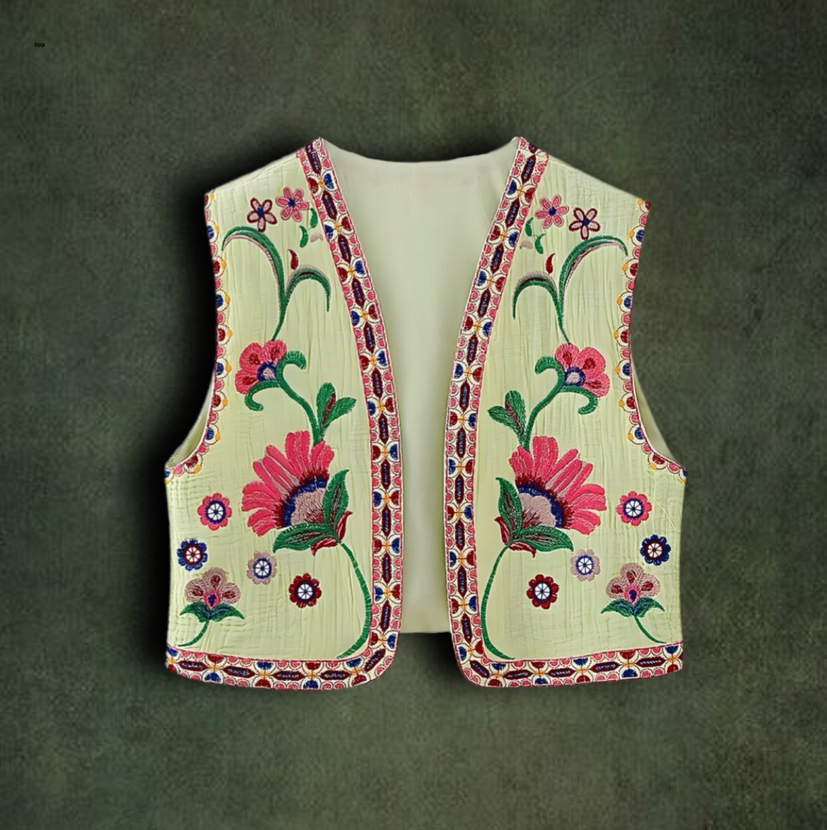 Handmade Embroidered Vest