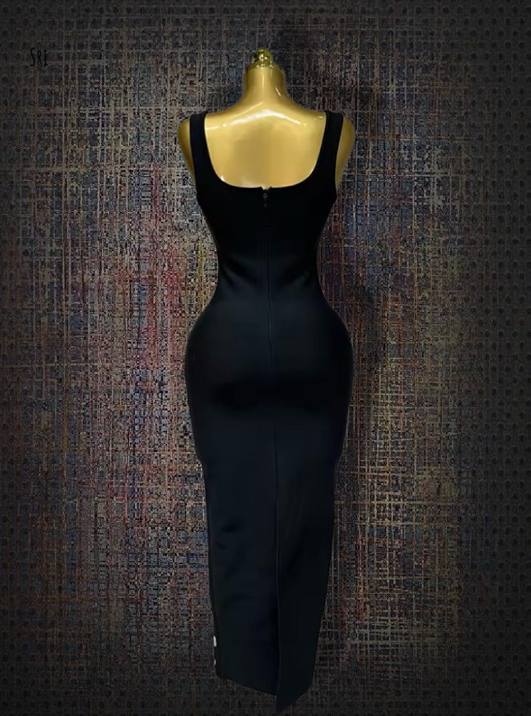 Handcrafted Rhinestone Dress