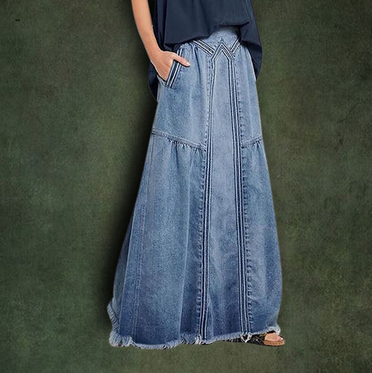 Women’s Long Denim Skirt