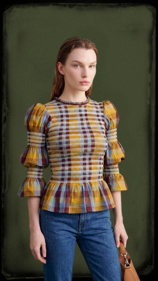 Plaid Women’s Top
