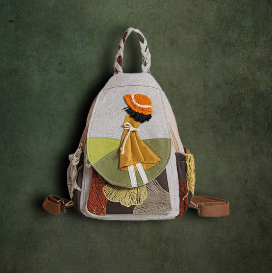 Handmade Backpack Purse