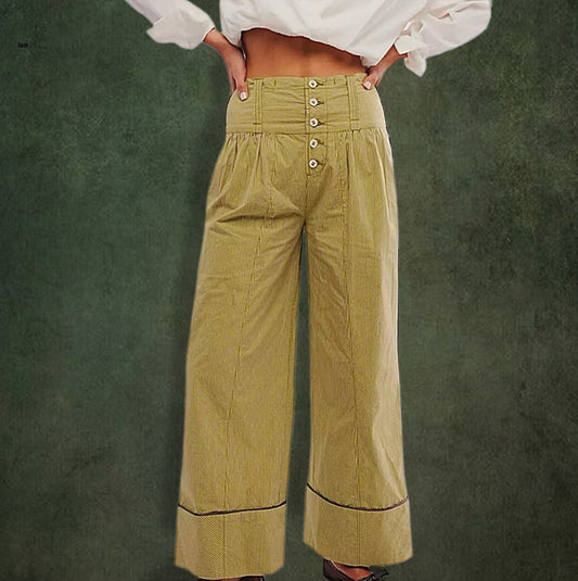 Women’s Stripe Wide Leg Pants