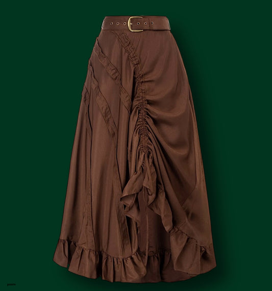 Women’s Long Ruffle Skirt