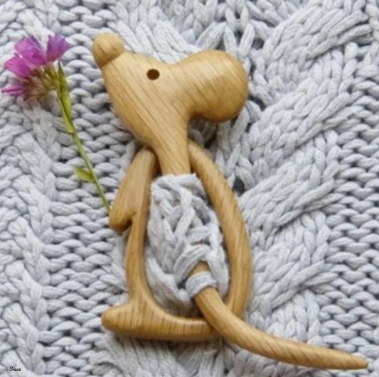 Wooden Sweater Pin