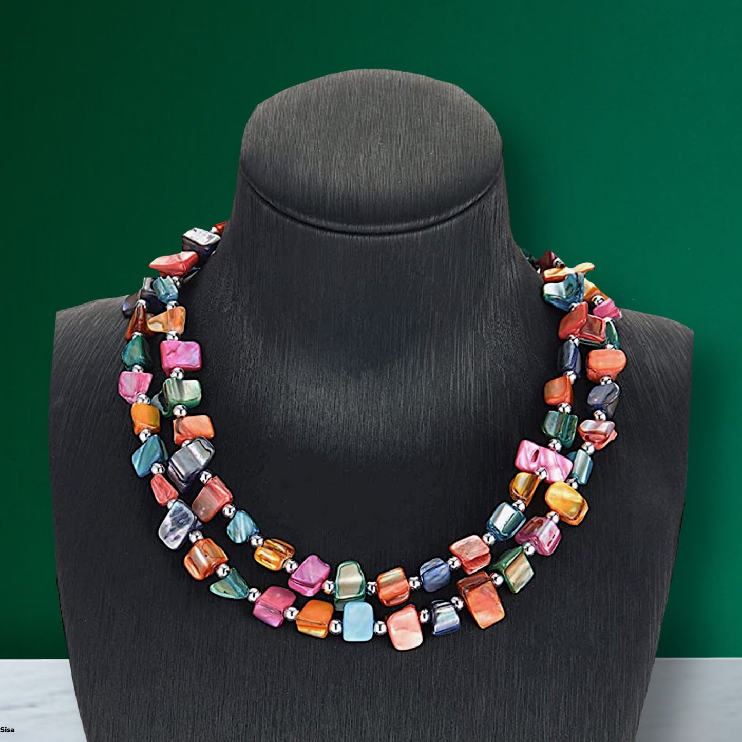 Handmade Colorful Beaded Necklace - Sonya's Warehouse