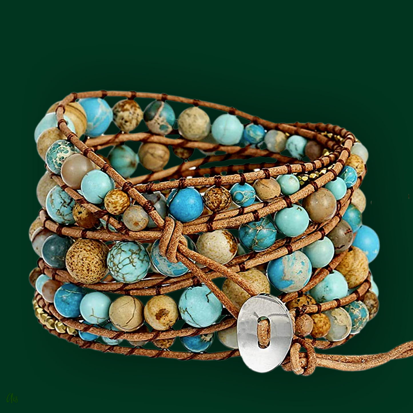 Handmade Natural Stone Crystal Bracelet
